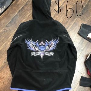 Women’s Harley Davidson jacket with hood